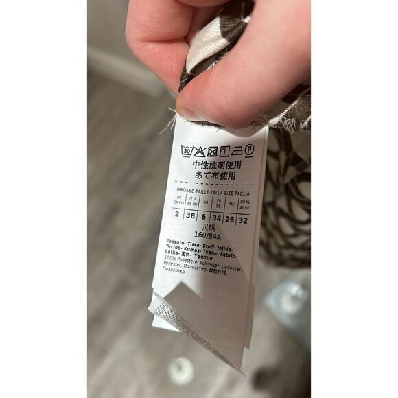 Marella Chemisier Twill Shirtdress Size 2 - Picture 9 of 12